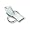 Proteam MF1120 - Moon Rocker Cream Textiline indoor / outdoor garden chair