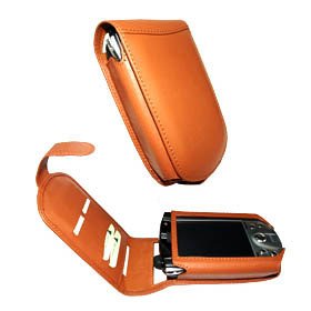 Piel Frama 601 Tan Leather Case for hp iPaq h5000 Series
