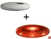 FlashFlight Red LED Frisbee Ultimate Daytime Disc Set