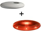 FlashFlight Red LED Frisbee Ultimate Daytime Disc Set