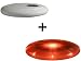 FlashFlight Red LED Frisbee Ultimate Daytime Disc Set