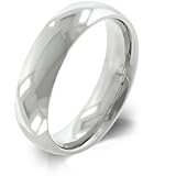 5mm Wide Stainless Steel High-polish Women's Ring, Size 5