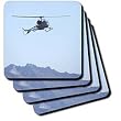  Zealand, Warbirds, Wanaka, Vintage Bell 47 Helicopter-AU02 DWA5999 - David Wall - Set Of 8 Coasters - Soft by 3dRose LLC