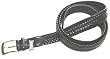 Leather Braided Belt Available In Black Or Brown