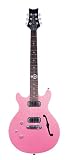 Daisy Rock Retro-H Left-Handed Guitar, Metallic Pink