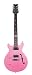 Daisy Rock Retro-H Left-Handed Guitar, Metallic Pink