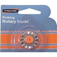 Fiskars Portable Rotary Trimmer 28mm Replacement Blade, Pinking