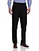 Louis Raphael ROSSO Men's Super 150 Twill Flat Front Dress Pant with Comfort Waistband