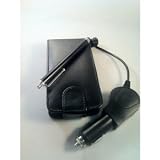 ** Magnifique COFFRET LUXE Pour HTC WILDFIRE S *** Etui Protection en Cuir avec Chargeur voiture allume-cigare + Stylet Multifonction de QUALITE VERITABLE Image du produit