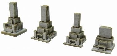 1/150 Diorama Option Kit tombstone A MP04-84 (Paper Craft) (Japan import / The package and the manual are written in Japanese) by Sankei