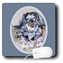 Dogs Dachshund - Long Hair Dapple Dachshund - Mouse Pads