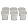 Seb XF100000 6 pots verre avec �gouttoir Yaourti�res Delices et Multi Delices