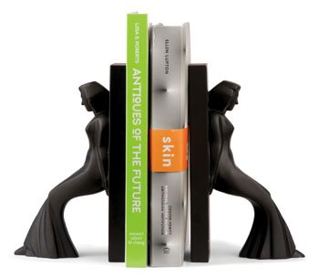 Kikkerland Pair of Leaning Ladies Bookends