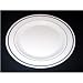 Masterpiece Premium Quality Heavyweight Plastic Plates: 25 Dinner Plates and 25 Salad Plates