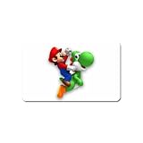 Magnet Name Card of Super Mario Bros. Mario Riding Yoshi