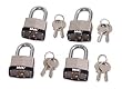 4-pc. 40MM Padlocks
