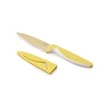 Kuhn Rikon Colori Nonstick Paring Knife, Yellow