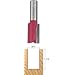 Freud 12-154 3/4-Inch Diameter by 1-1/4-Inch Double Flute Straight Router Bit