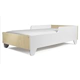 Hiya Toddler Bed - Polar White and Birch by Spot on Square