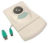 iOne Libra 90 PU Ergonomic Trackball Mouse PS/2 + USB White Color