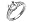 0.50 cts Round Diamonds Engagement Ring in 14k White Gold Size 5 LIFETIME WARRANTEE