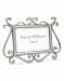 Antique Pewter Place Card Frame