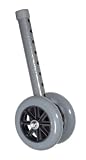 Heavy Duty Bariatric Walker Wheels 5 in. Wheel/Silver