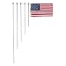 Taylor Made Products Aluminum Boat 3/4-Inch Flag Pole With Charlevoix Clips (18-Inch)