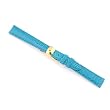 Watch Band Genuine Lizard Aqua 14mm
