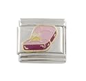 SilverBin Enamel Paint Proposal Engagement Ring Theme Stainless Steel Italian Charm Link