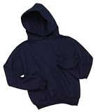 NEW JERZEES - Youth Pullover Hooded Sweatshirt True Navy-XL
