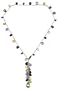 14k Gold Filled Multi-Gemstone Drop Necklace, 17"