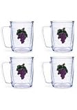 Tervis Tumblers - Fruit - Grapes - 17 oz Mugs - set of 4 - B000Z4IPTO