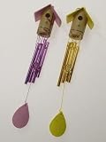 BIRDHOUSE WIND CHIME**********9'' OVERALL STYLES VARY