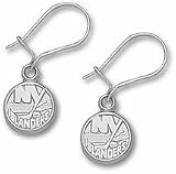 Logoart New York Islanders Sterling Silver Earrings