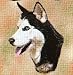 Siberian Husky Woven Lap Square (Throw Blanket)