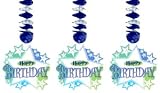 Birthday Shimmer Dangle Cutouts - Pack of 3