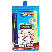 Hot Wheels Track Pack 39 Pieces Includes Reuseable Storage Bag. Create your own racing world Hot Wheels Track Pack 39 Pieces - Includes Reuseable Storage Bag. Create your own racing world