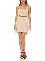 Rare London Vestido Mesh (Beige)
