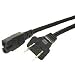 6FT POWER CORD 2-SLOT 18AWG IEC320 C7 TO NEMA 1-15P
