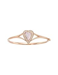 Kabana - Pink Mother of Pearl & Diamond Bangle