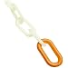 Mr. Chain 30022-50 Polyethylene Glo Green Chain, Trade Size 6, 50' Length x 1-1/2" Width