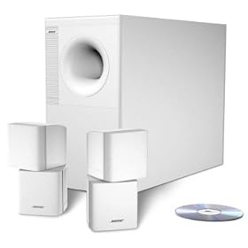 Bose Acoustimass 5 - Speaker System, ideal for stereo or home theater use - White