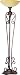 Portofino Collection Scroll Torchiere Floor Lamp