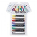 T-Shirt Graffiti Pens - 8 Permanent Fabric Markers