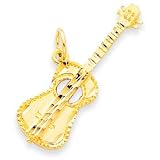 14k Guitar Charm - Measures 27.1x23.4mm