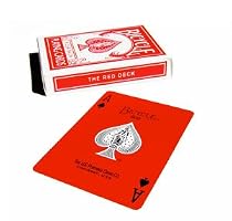 Bicycle "The RED Deck" Playing Cards Magic 4 Gaff Magic Maker
