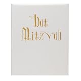 Bat Mitzvah Album. Hard Cover, Gold Lettered My Bat Mitzvah Design on Plain White Cover. Great Gift for Bat Mitzvah