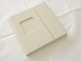 Ivory Wedding CD/DVD Case holds 1 disc, 2 photos