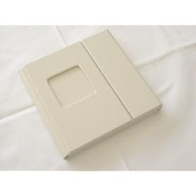 Ivory Wedding CD/DVD Case holds 2 disc, 1 photo